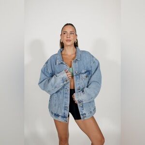 NWT Oversized Denim Jacket
